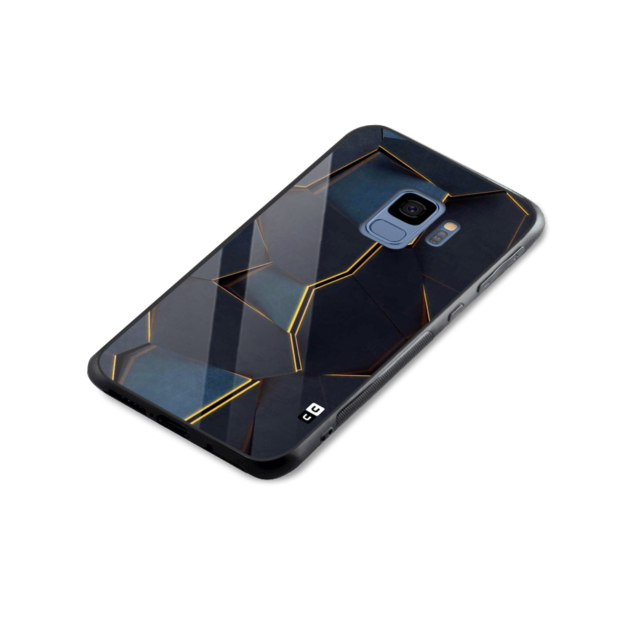 Royal Abstract Glass Back Case for Galaxy S9