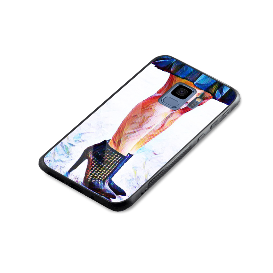Sassy Heels Glass Back Case for Galaxy S9