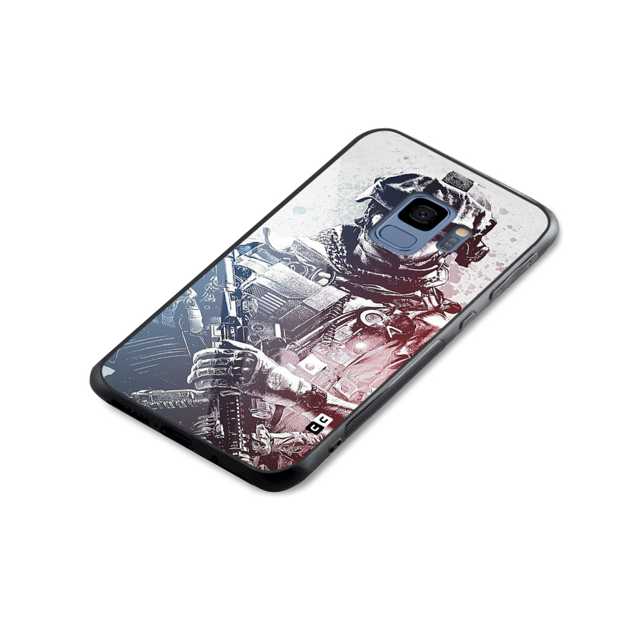 Saviour Glass Back Case for Galaxy S9