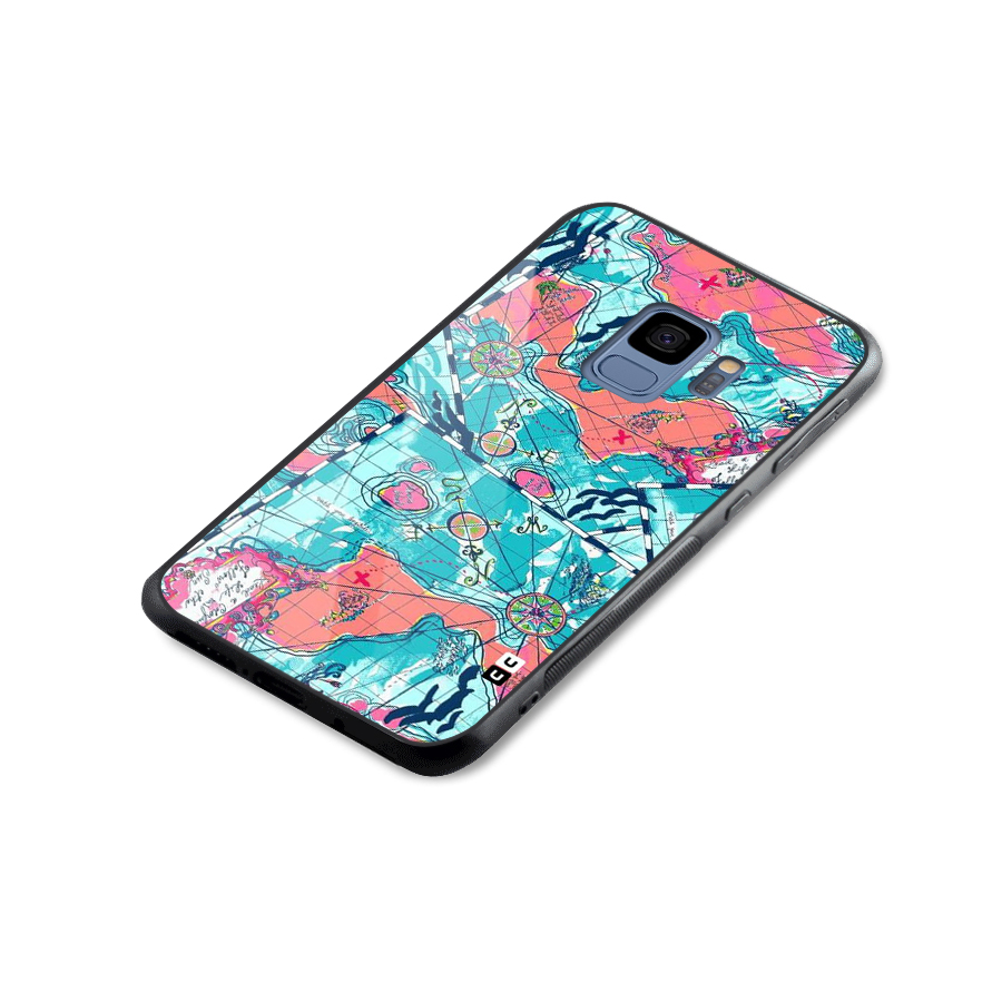 Sea Adventure Glass Back Case for Galaxy S9