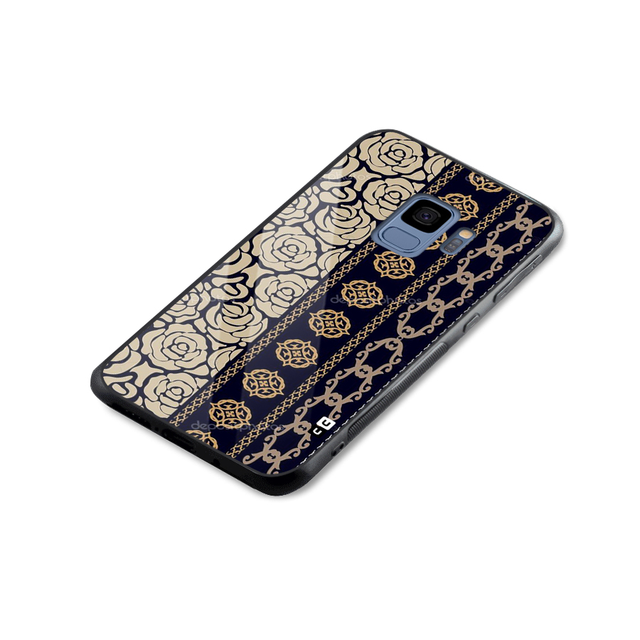 Seamless Pattern Glass Back Case for Galaxy S9