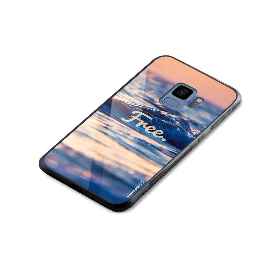 Set Yourself Free Glass Back Case for Galaxy S9