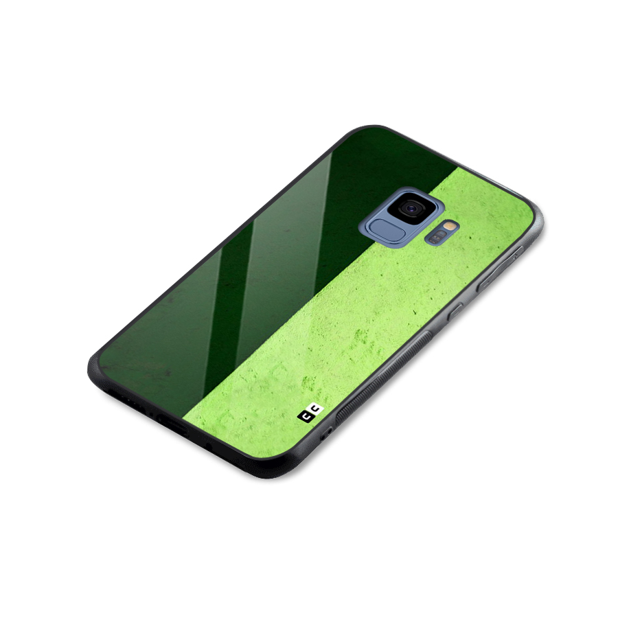 Shades Half Glass Back Case for Galaxy S9