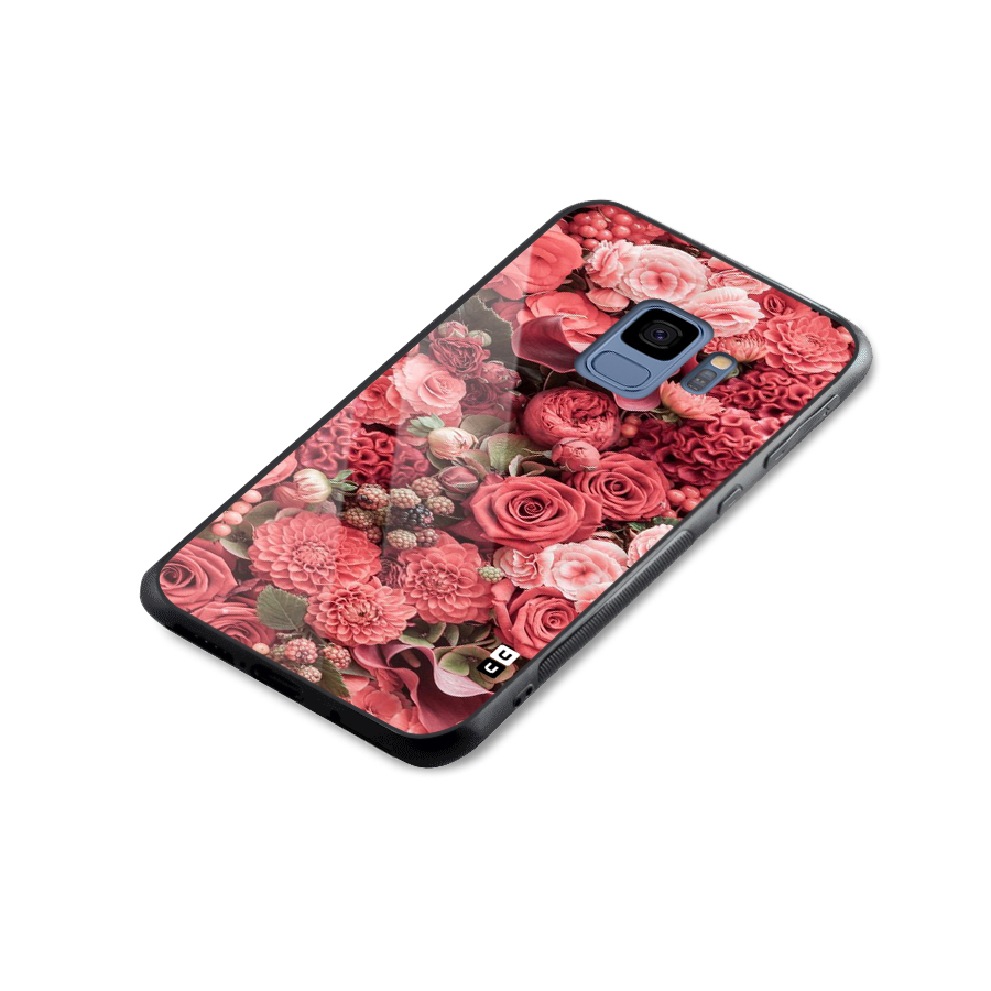 Shades Of Peach Glass Back Case for Galaxy S9