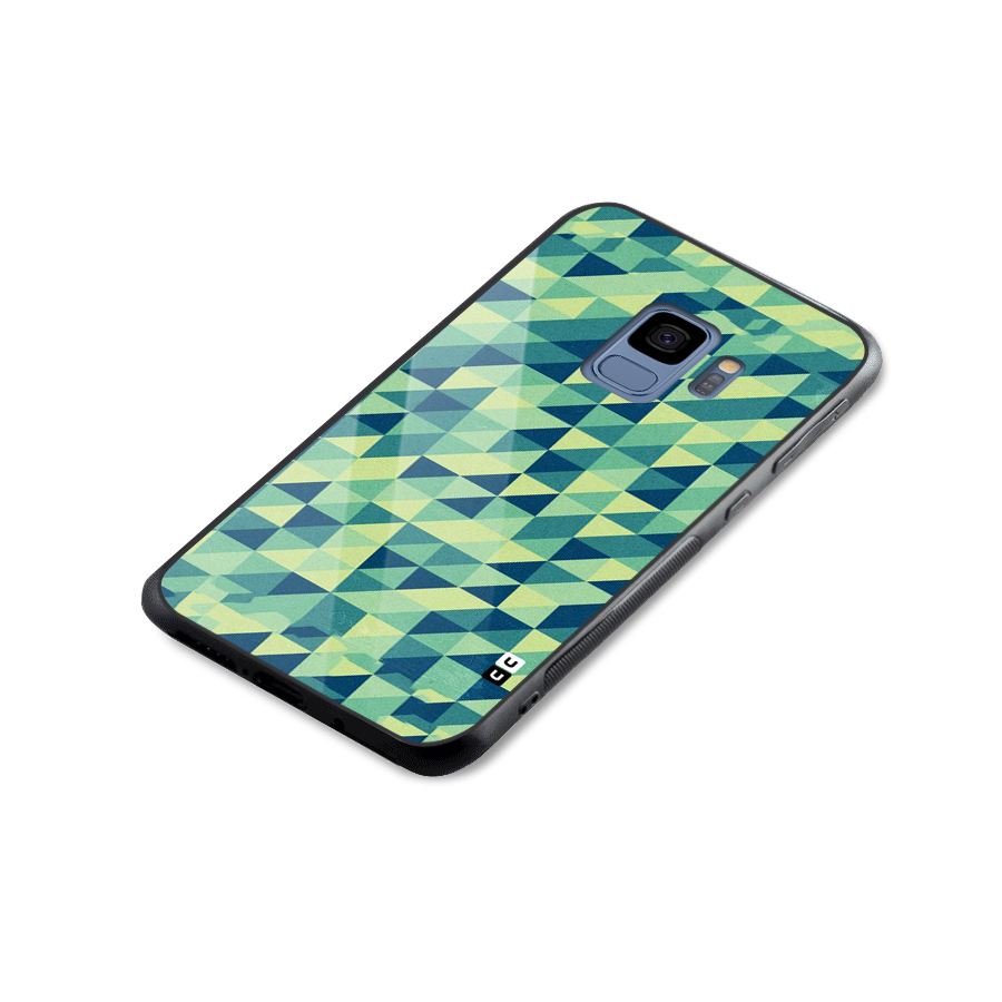 Shady Green Glass Back Case for Galaxy S9