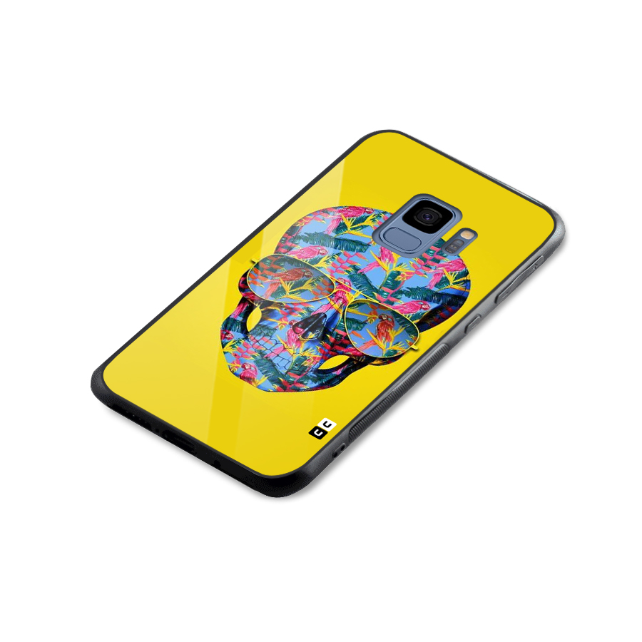 Skull Swag Glass Back Case for Galaxy S9
