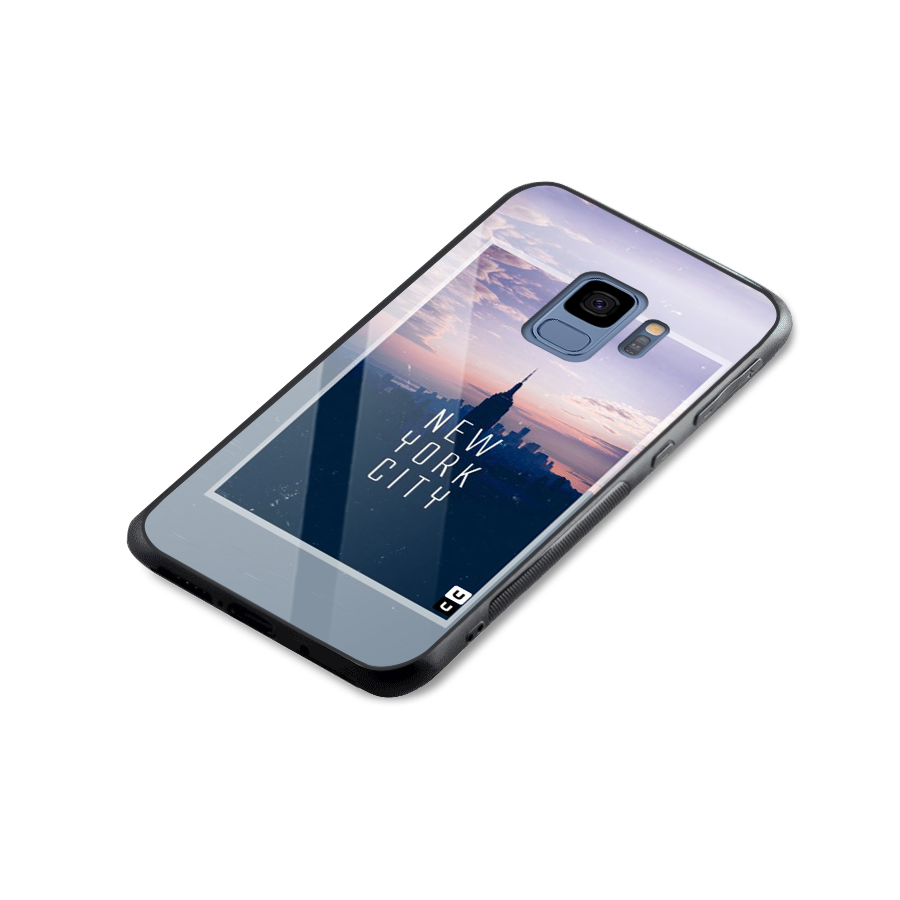 Sleepless City Glass Back Case for Galaxy S9