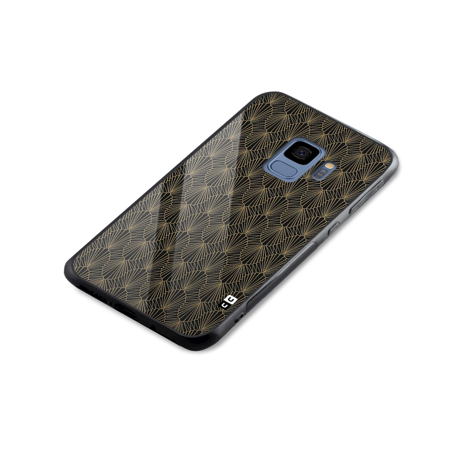 Small Hills Lines Glass Back Case for Galaxy S9