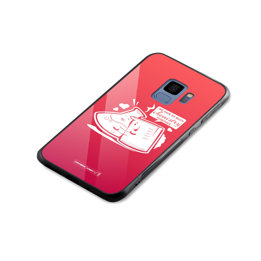 So Much Chemistry Glass Back Case for Galaxy S9