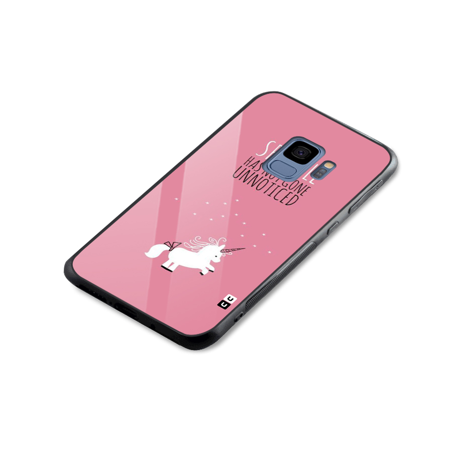 Sparkle Not Unnoticed Glass Back Case for Galaxy S9