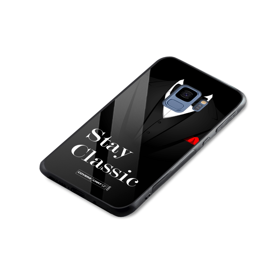 Stay Classic Glass Back Case for Galaxy S9