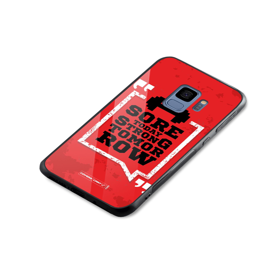 Stay Strong Glass Back Case for Galaxy S9
