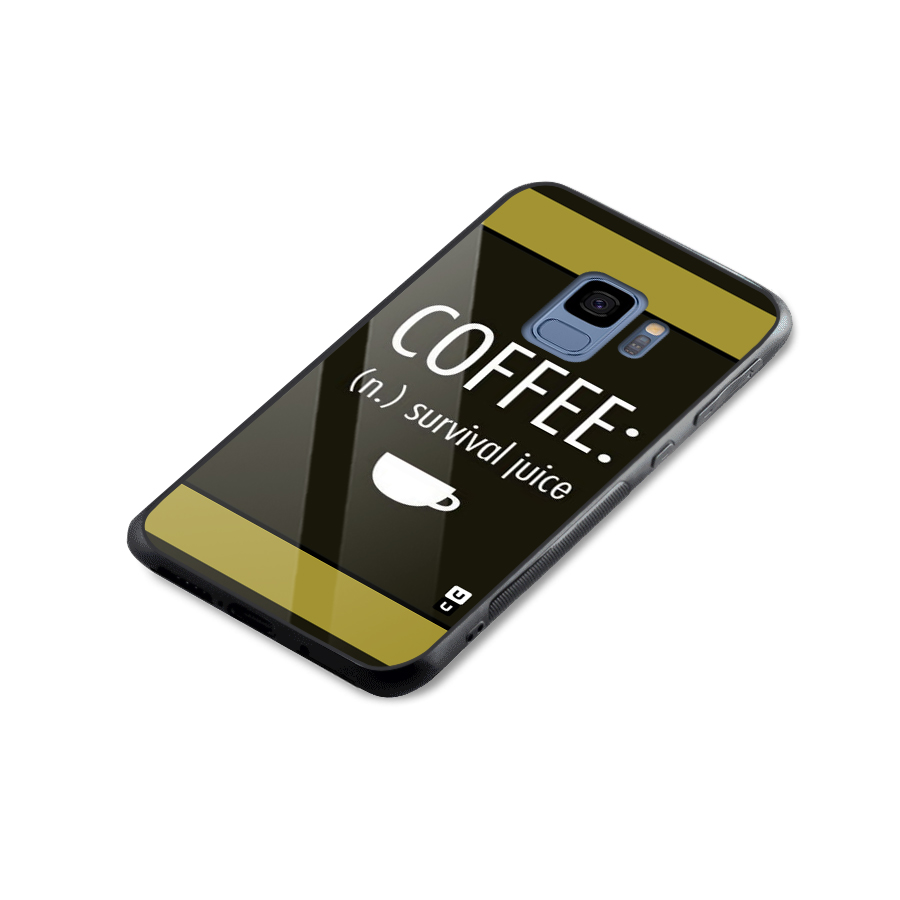 Survival Juice Glass Back Case for Galaxy S9