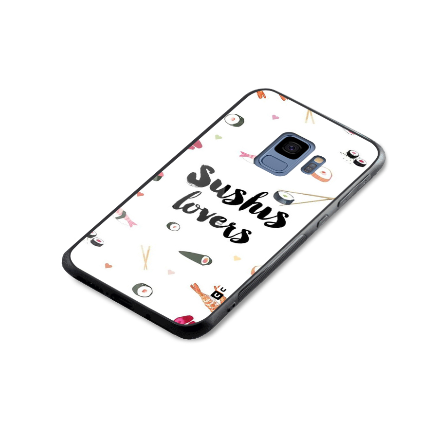 Sushi Lovers Glass Back Case for Galaxy S9