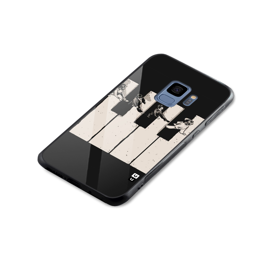Talk A Walk Glass Back Case for Galaxy S9