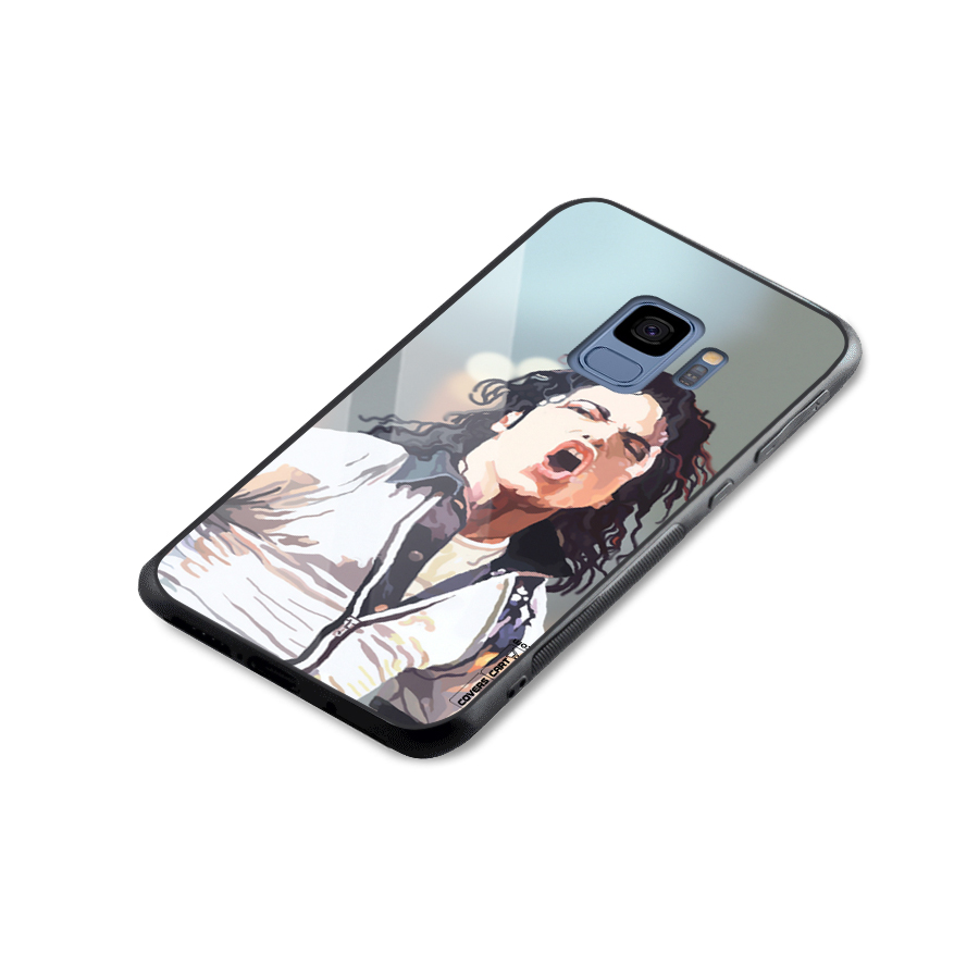 The Legend Michael Jackson Glass Back Case for Galaxy S9