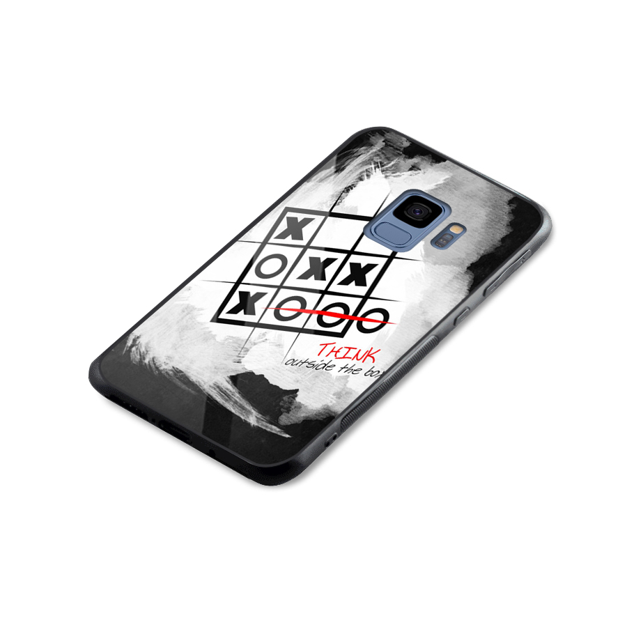 Think Box Glass Back Case for Galaxy S9