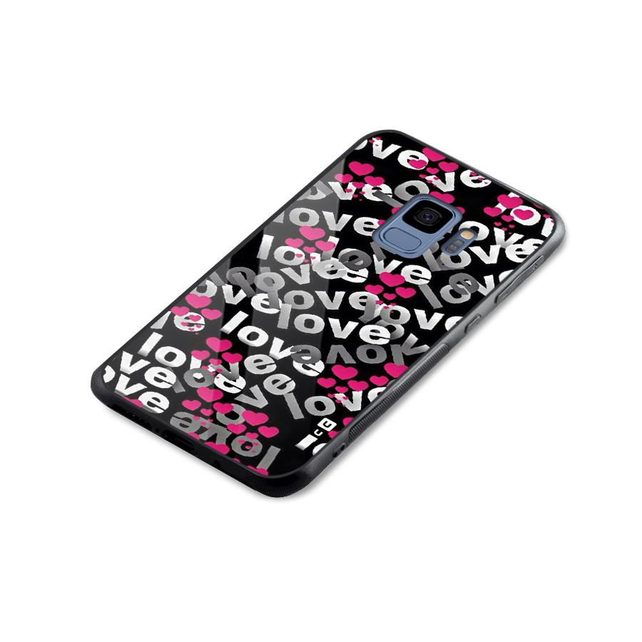 Too Much Love Glass Back Case for Galaxy S9