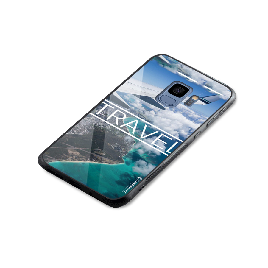 Travel Glass Back Case for Galaxy S9