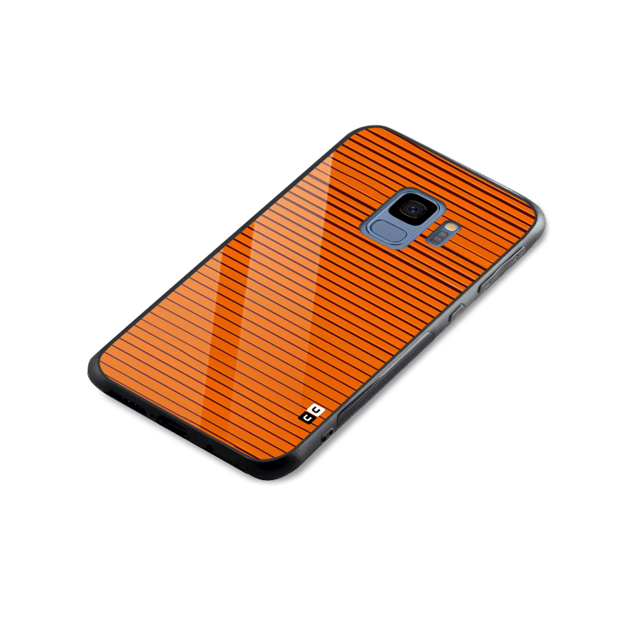 Trippy Stripes Glass Back Case for Galaxy S9