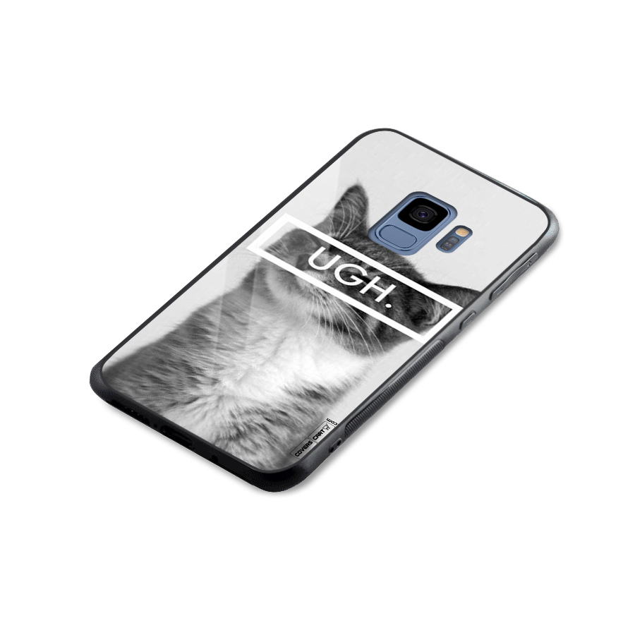 Ugh Kitty Glass Back Case for Galaxy S9