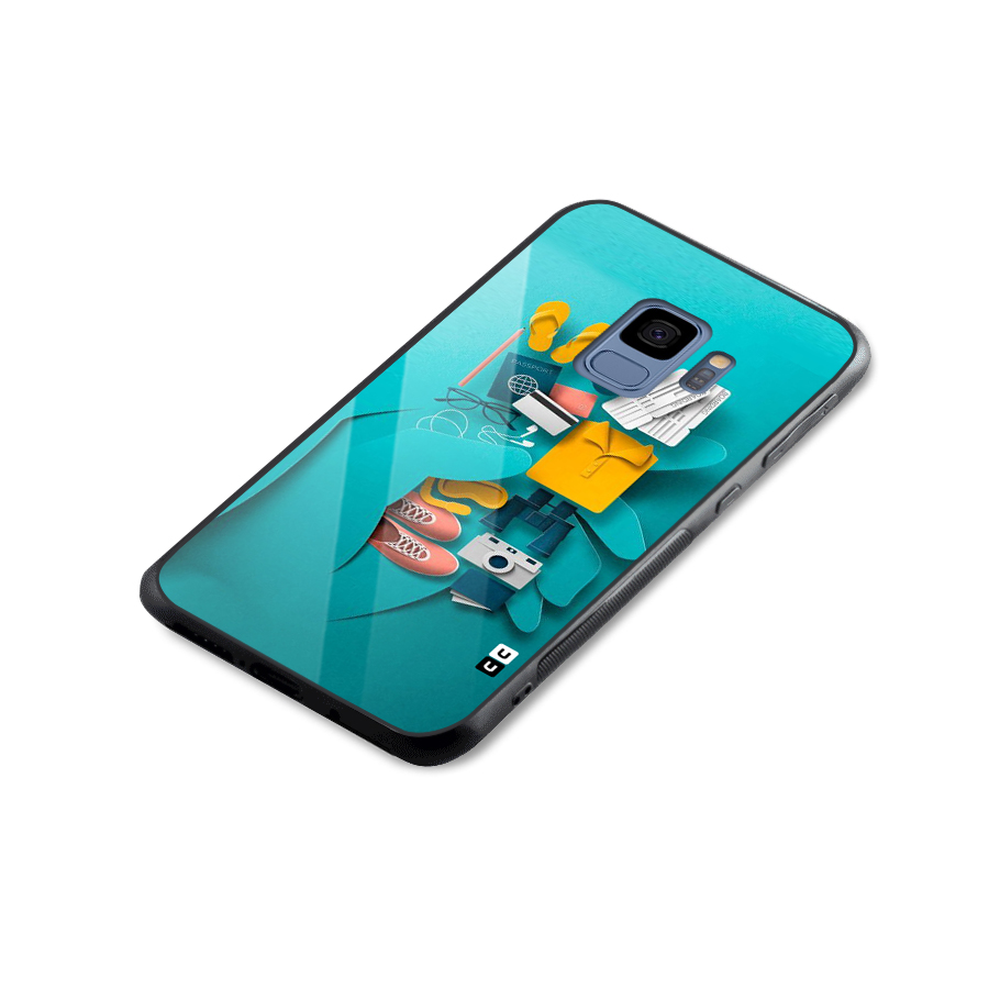 Vacay Vibes Glass Back Case for Galaxy S9