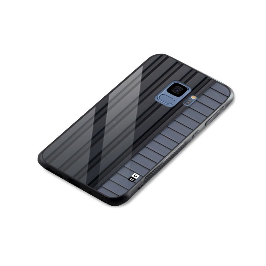 Vertical Horizontal Glass Back Case for Galaxy S9