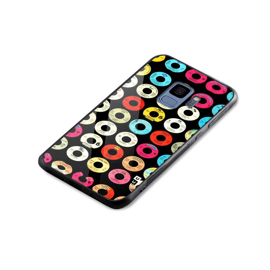 Vintage Collection CDs Glass Back Case for Galaxy S9