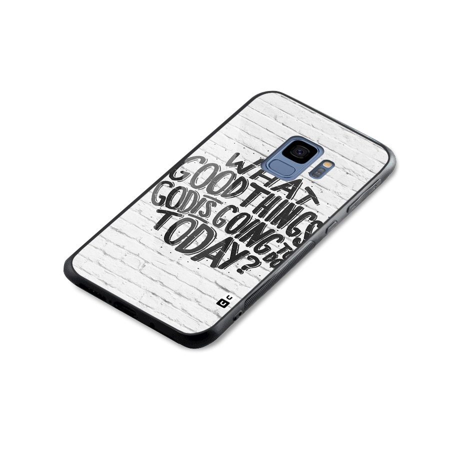 Wall Good Glass Back Case for Galaxy S9