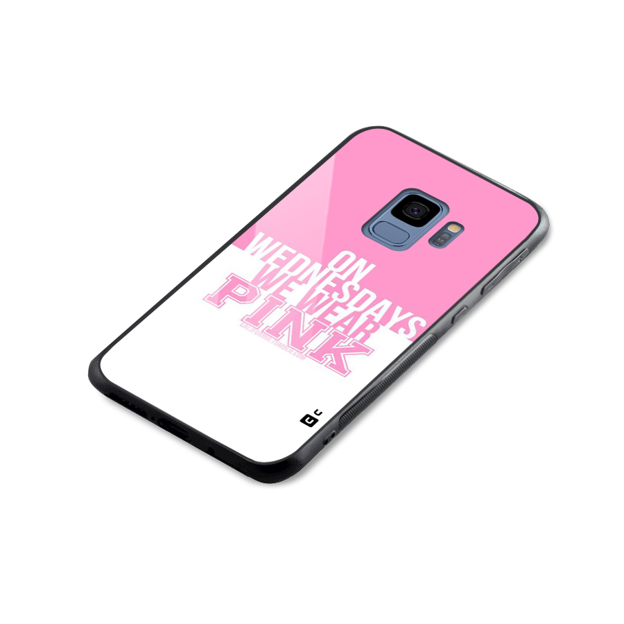 Wear Pink Glass Back Case for Galaxy S9