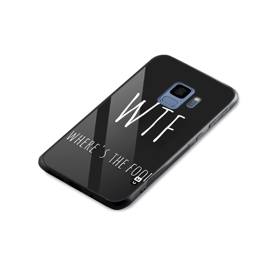 Where The Food Glass Back Case for Galaxy S9