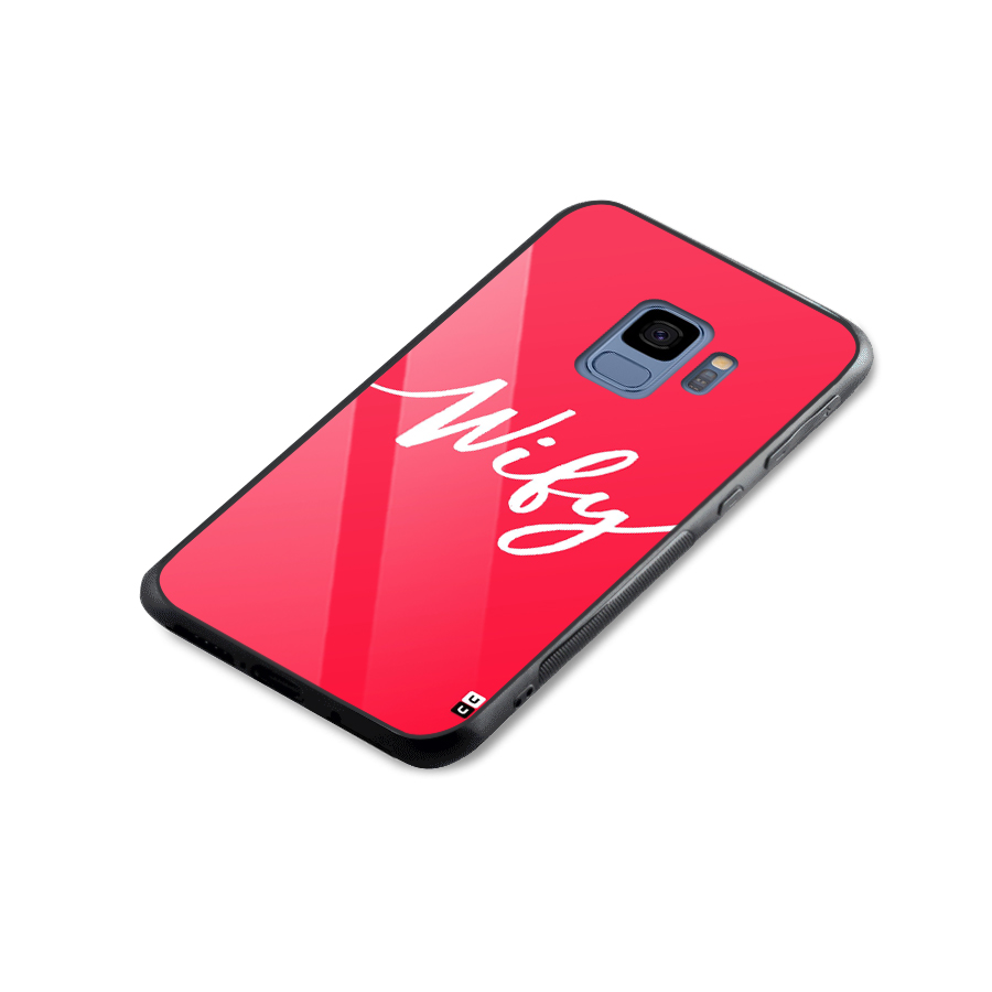 Wify Glass Back Case for Galaxy S9