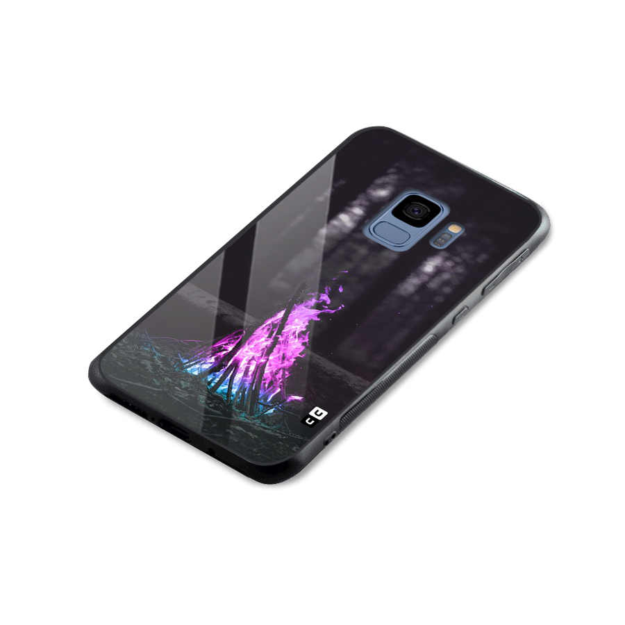 Wild Fire Glass Back Case for Galaxy S9