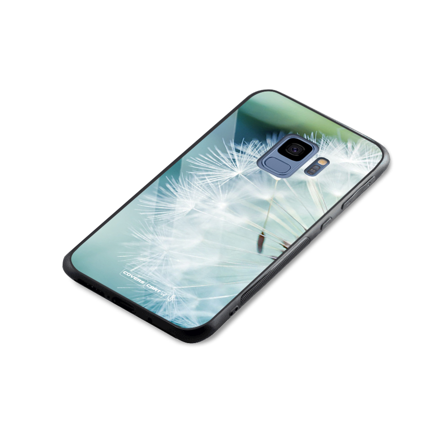 Wish Floral Glass Back Case for Galaxy S9