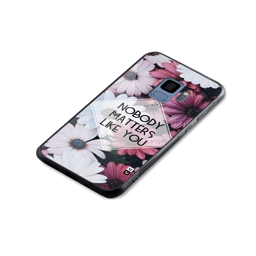 You Matter Glass Back Case for Galaxy S9
