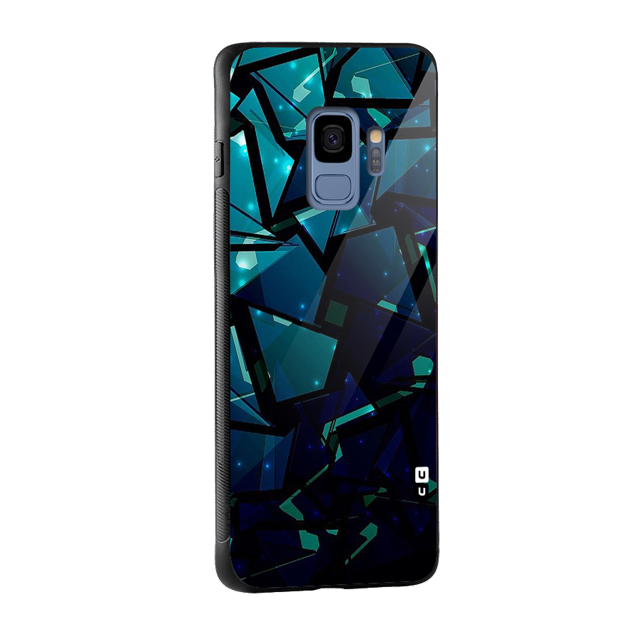 Abstract Glass Design Glass Back Case for Galaxy S9