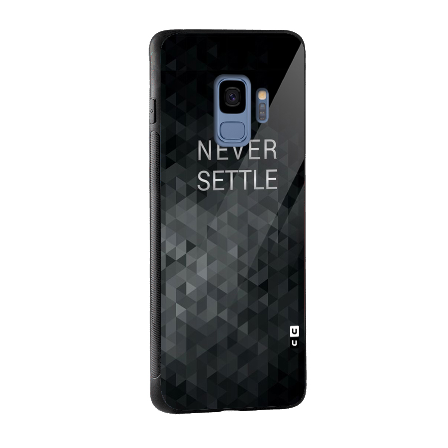 Abstract No Settle Glass Back Case for Galaxy S9