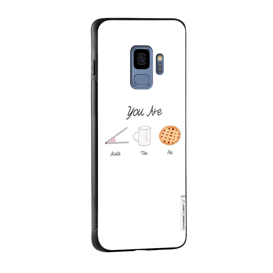 Acute Tea Pie Glass Back Case for Galaxy S9