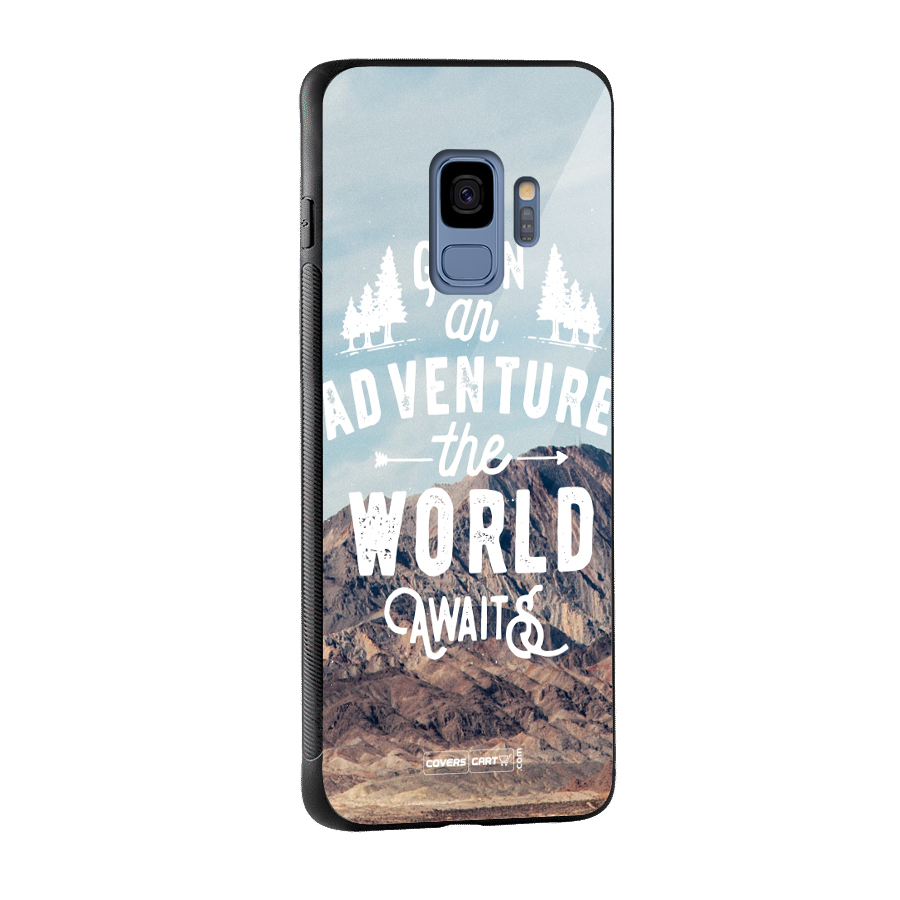 Adventure World Glass Back Case for Galaxy S9