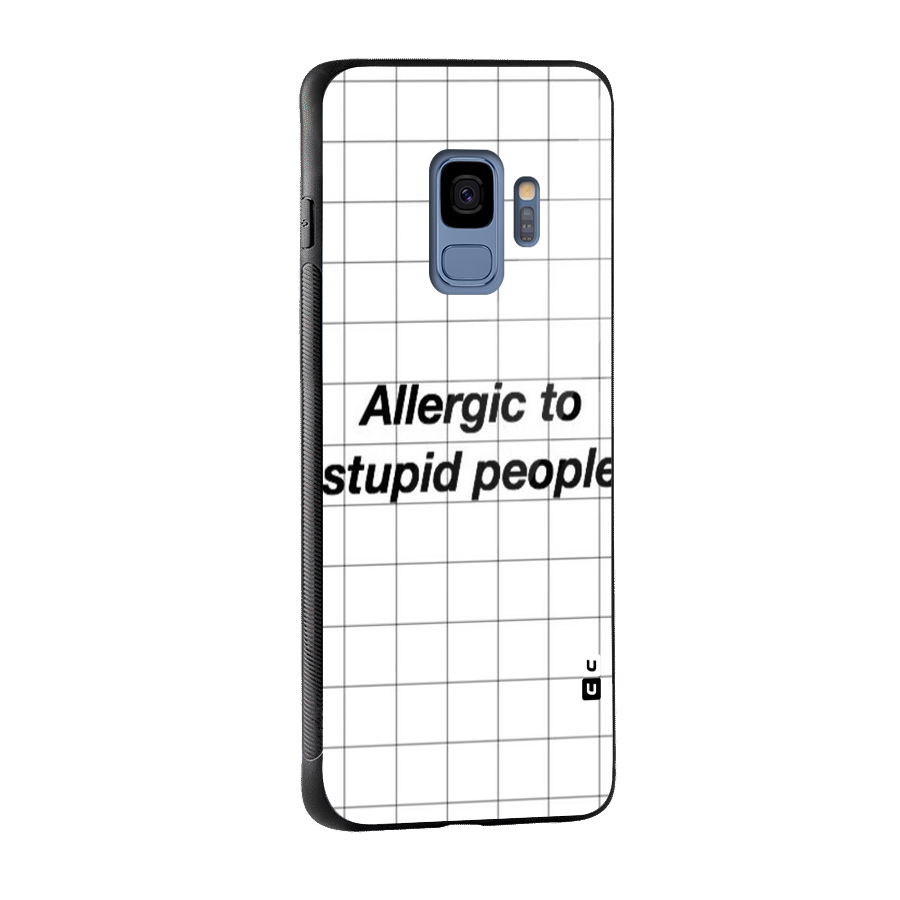 Allergic Glass Back Case for Galaxy S9