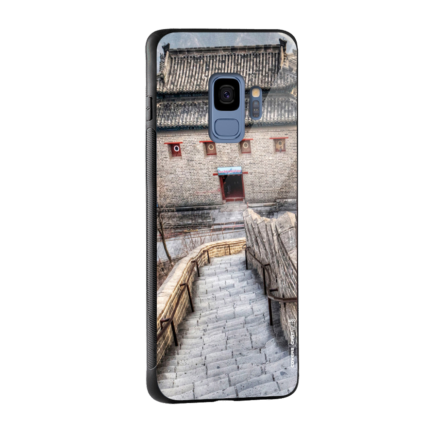 Ancient Strairs Glass Back Case for Galaxy S9