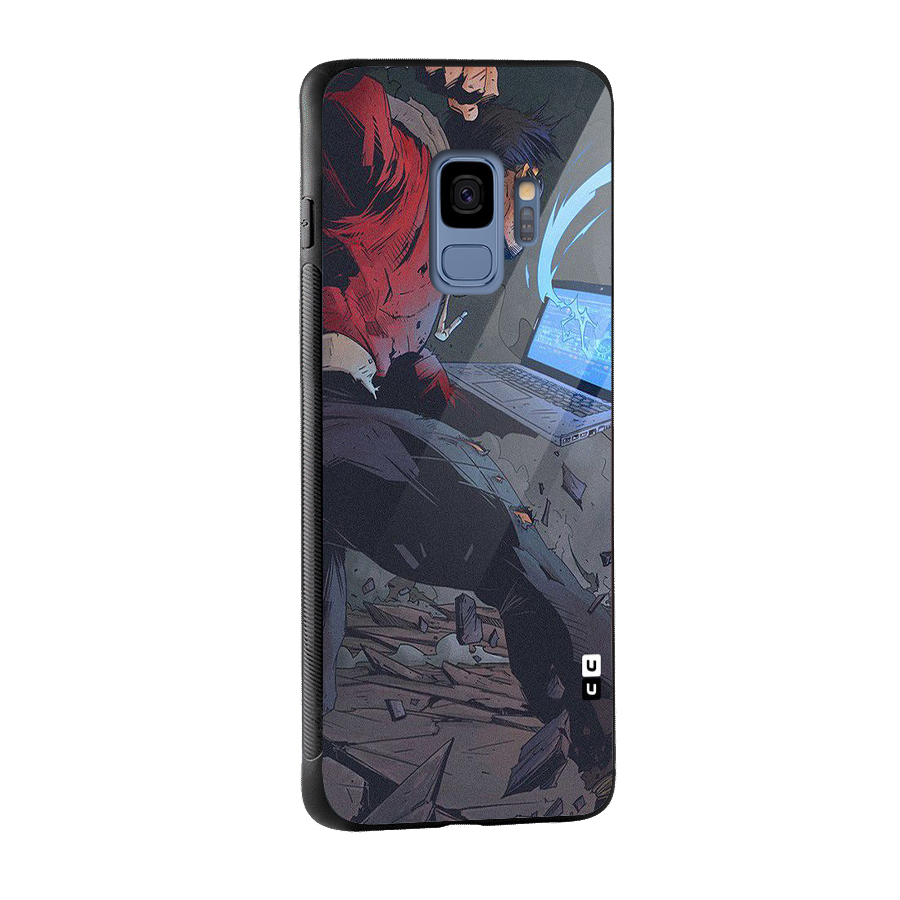 Angry Programmer Glass Back Case for Galaxy S9