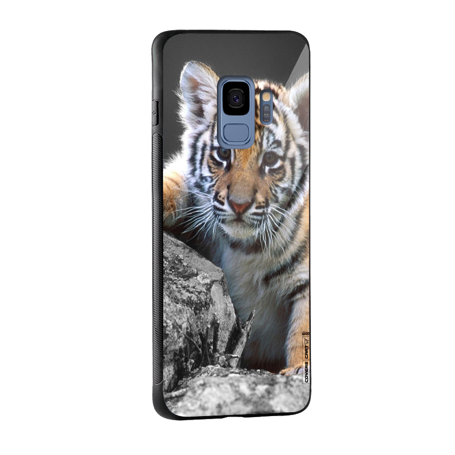 Animal Beauty Glass Back Case for Galaxy S9