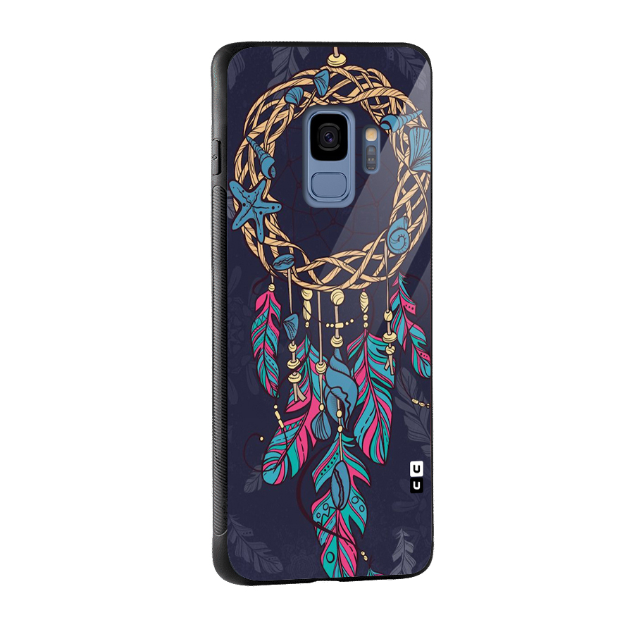 Animated Dream Catcher Glass Back Case for Galaxy S9