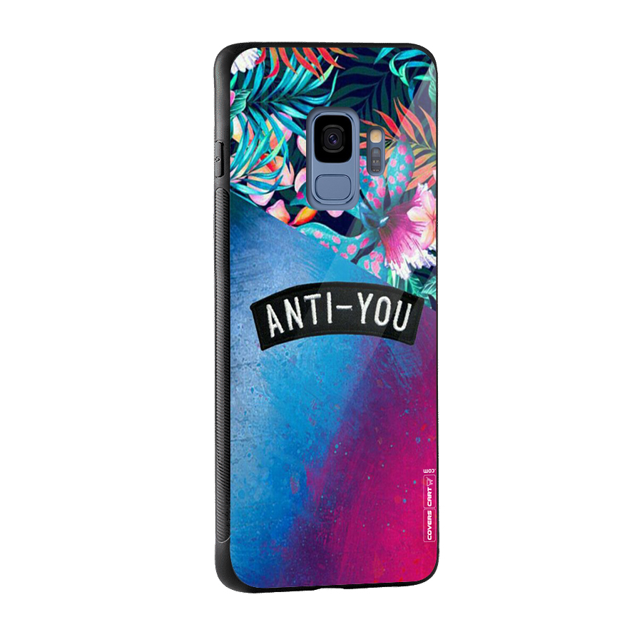 Anti You Glass Back Case for Galaxy S9