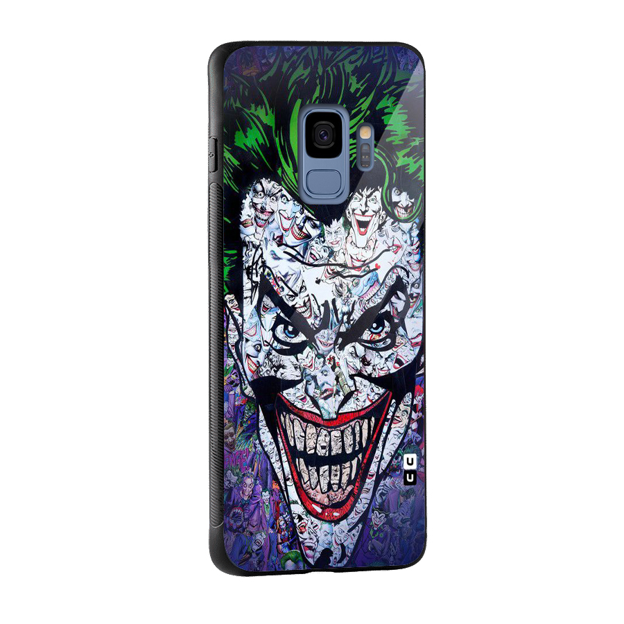 Art Face Glass Back Case for Galaxy S9