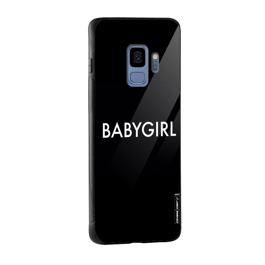 Baby Girl Glass Back Case for Galaxy S9