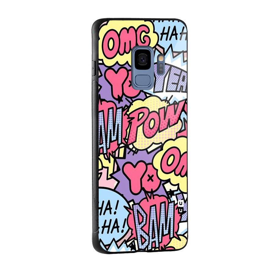 Bam Omg Glass Back Case for Galaxy S9