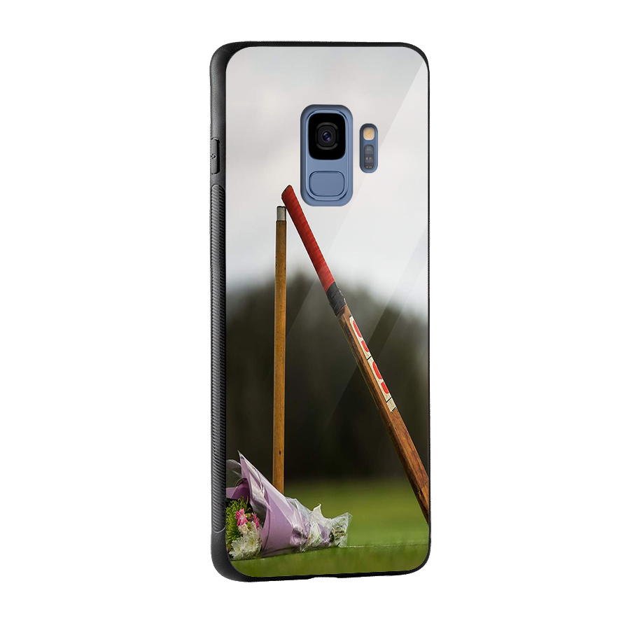 Bat Wicket Glass Back Case for Galaxy S9