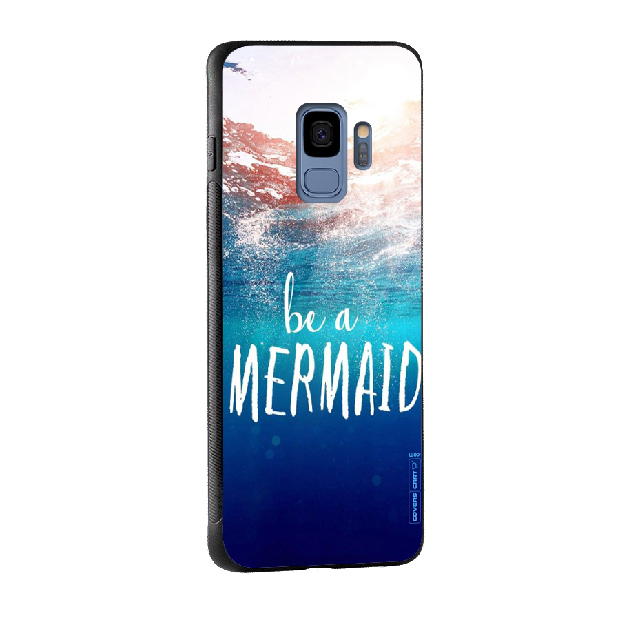 Be A Mermaid Glass Back Case for Galaxy S9